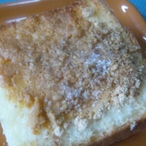 食パンに☆きな粉バター
